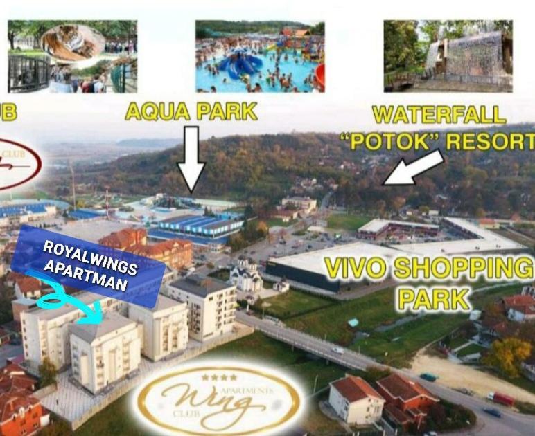 Royalwings Apartman Jagodina Exteriér fotografie